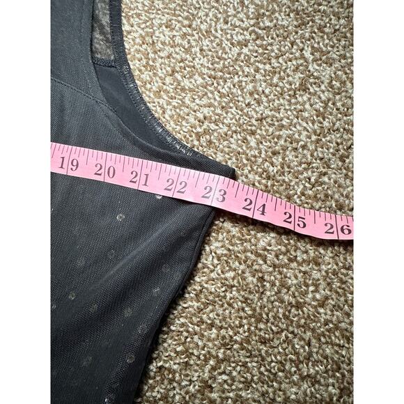 Lane Bryant sequin illusion mesh overlay chiffon dress womens 22 prom hoco event - Picture 6 of 8